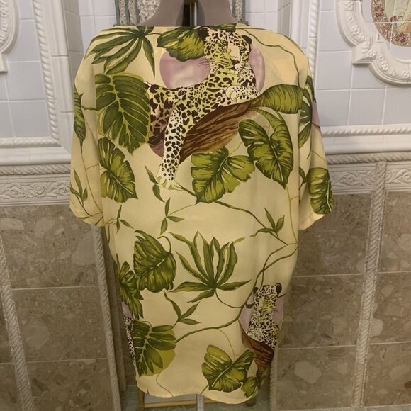 Borcellini. Size 24W. Duster Kimono Style. Short Sleeve. Lagenlook. B99 - Picture 7 of 8